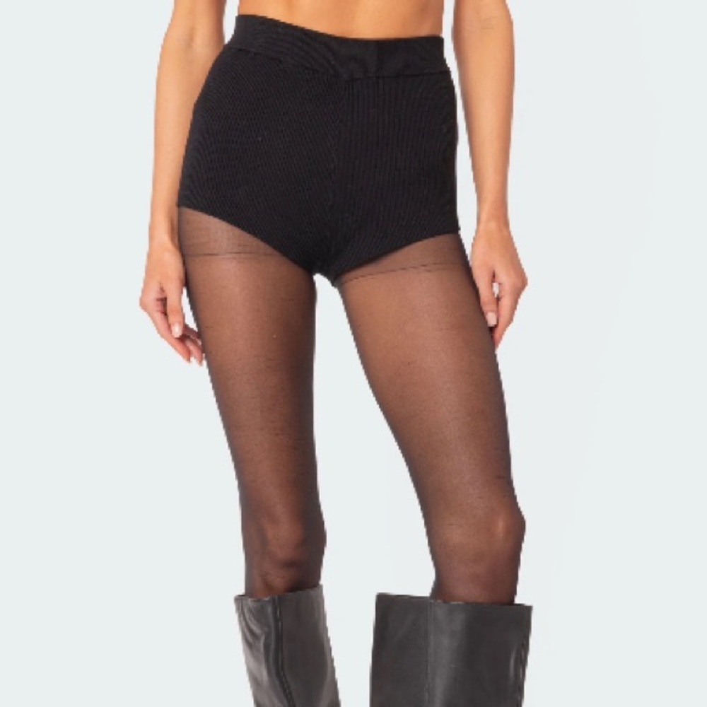 Edikted Marcus Knit Micro Shorts